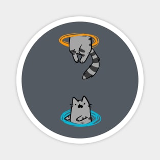 Portal Cat Magnet